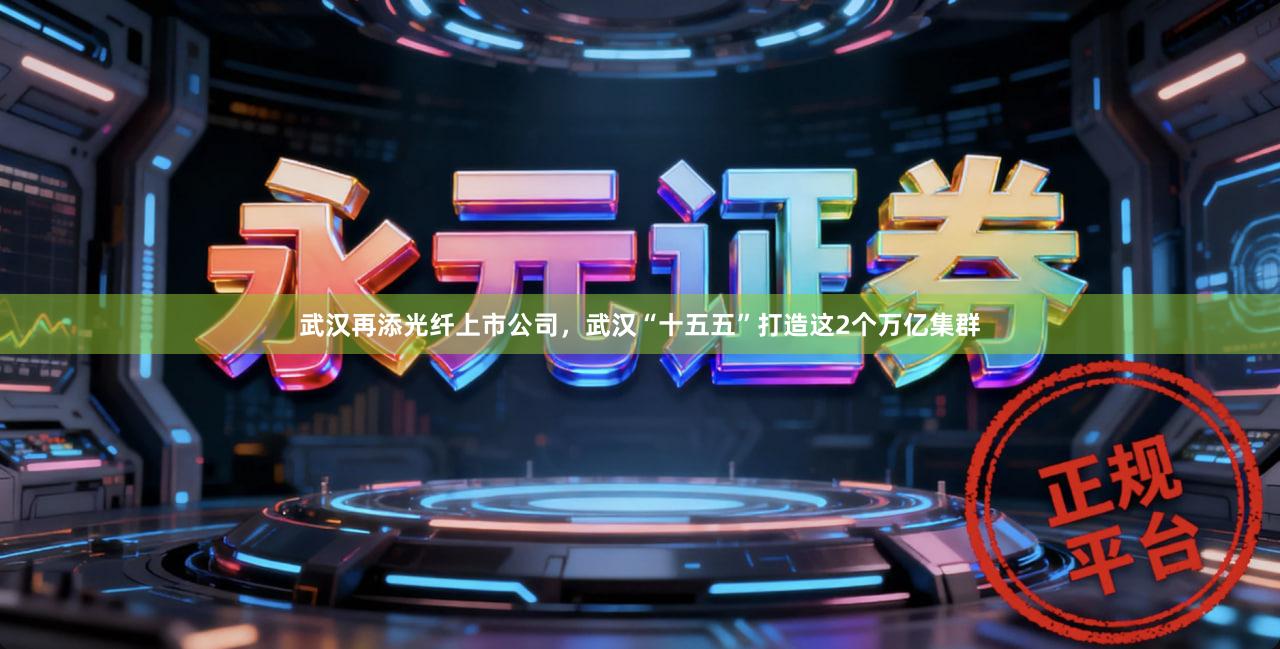 武汉再添光纤上市公司，武汉“十五五”打造这2个万亿集群